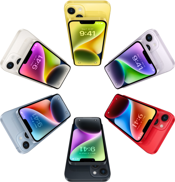 -original-imaguypzzhbzm5an Refurbished APPLE iPhone 14 (Starlight, 128 GB)