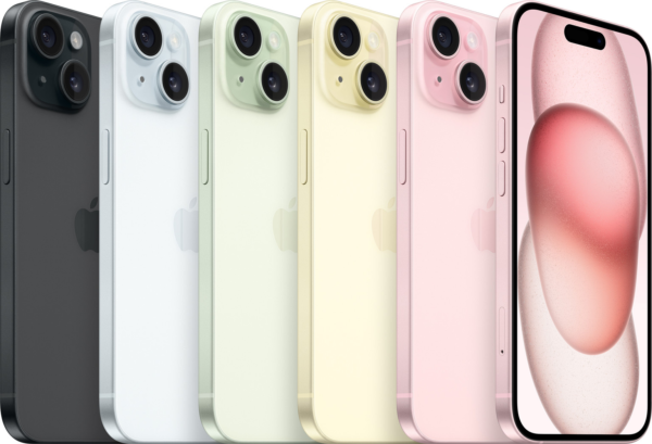 Refurbished APPLE iPhone 15 (Black, 128 GB)