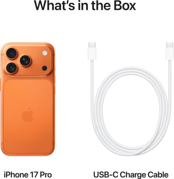 -original-imahft5n2dzw3rym Refurbished APPLE iPhone 17 Pro (Cosmic Orange, 256 GB)