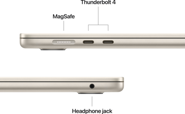 Refurbished Apple MacBook Air (M5, 2026) M5 - (16 GB/512 GB SSD/Tahoe) MDVD4HN/A (15.3 inch, Starlight, 1.51 kg)